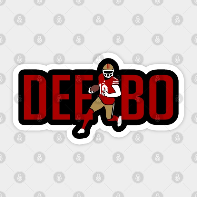 Deebo, San Francisco Niner Gang, Football Art Sticker by FanSwagUnltd